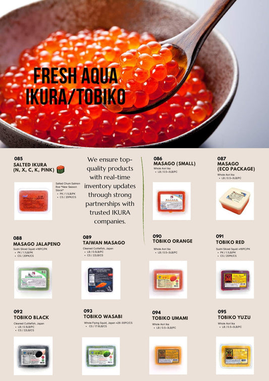 Fresh Aqua Ikura/Tobiko