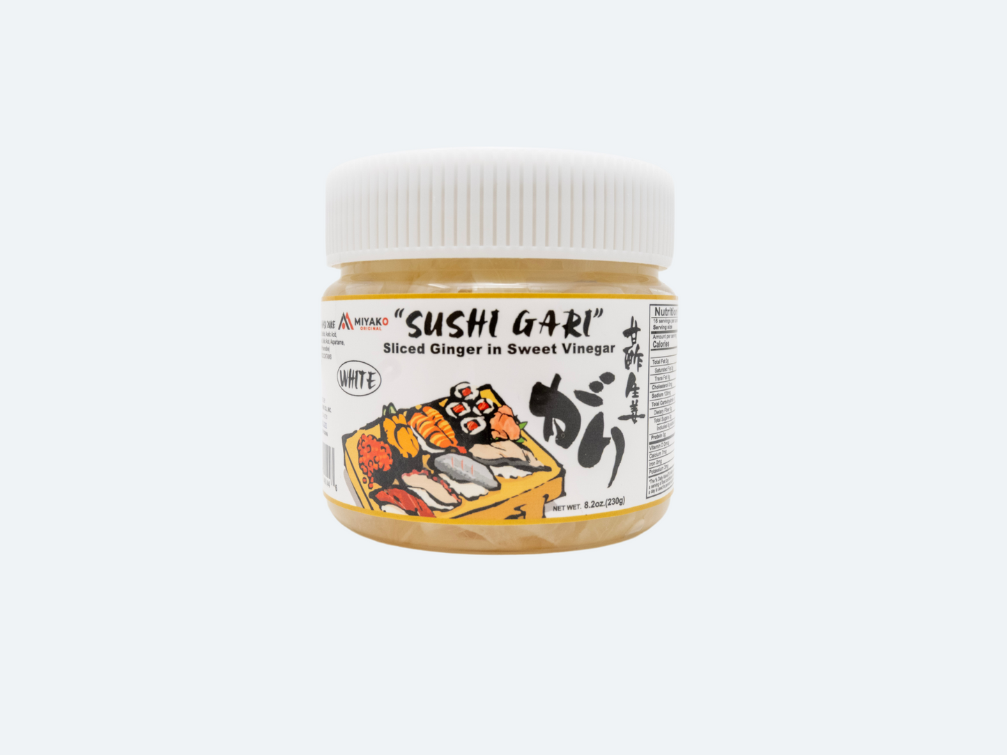 White Sushi Gari (Pickled Ginger)