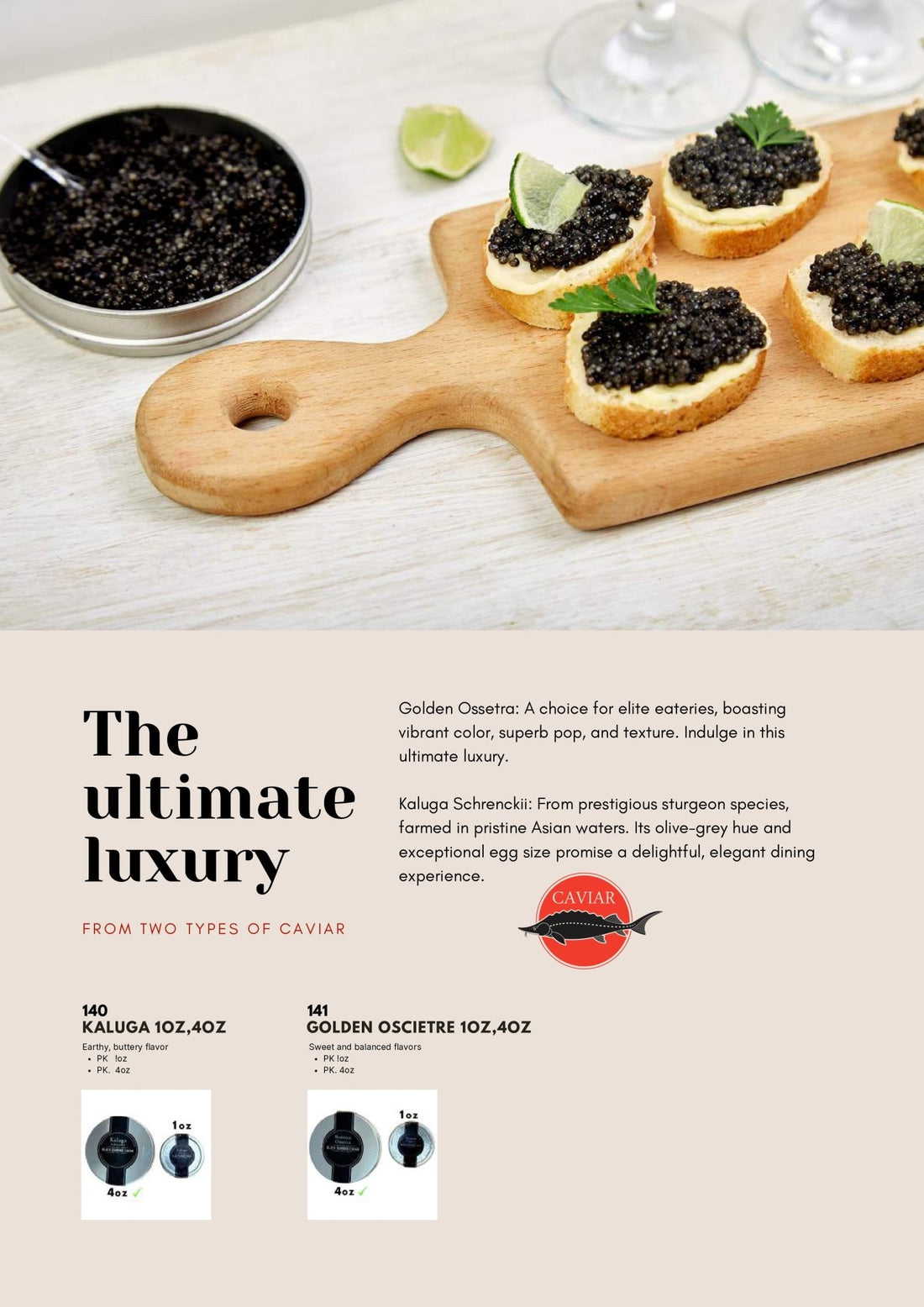 The Ultimate Luxury: Caviar