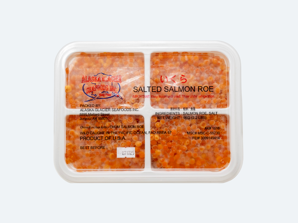 Salted Rae Alaska Salted Salmon Roe β Yama Seafood