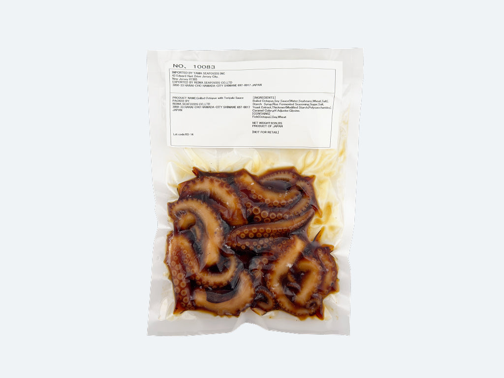 Grilled Octopus with Teriyaki Sauce