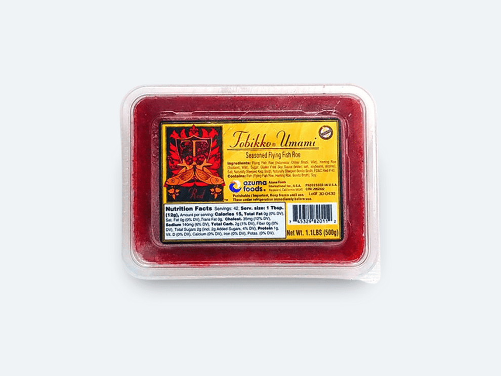 Flying Fish Roe Sample Red Tobiko (Seasoned Flying Fish Roe) – Yama Seafood